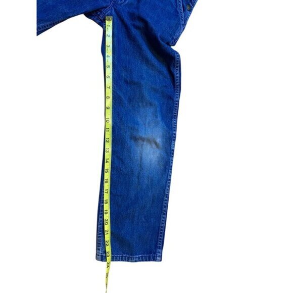 Vintage Kids OshKosh BGosh Vest Bak Blue Denim Toddler Overalls 8/10‎ - Picture 7 of 9